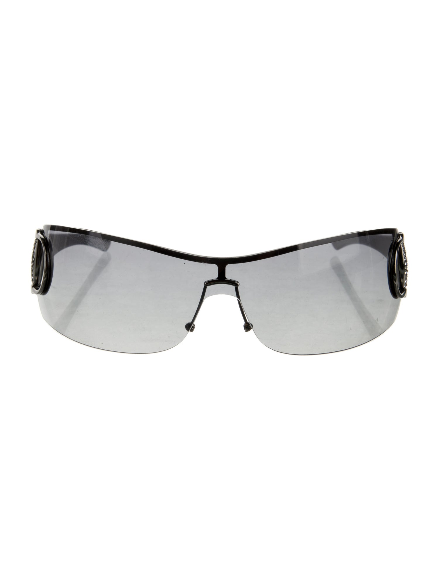 Gucci Hasler Horsebit Accent Shield Sunglasses