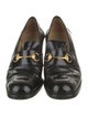 Gucci Horsebit Accent Patent Leather Pumps