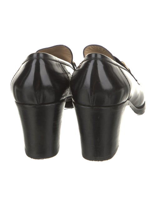 Gucci Horsebit Accent Patent Leather Pumps