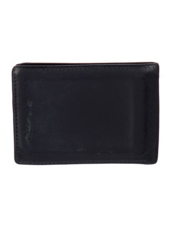 Gucci Leather Bifold Wallet Interlocking G Logo Bifold Wallet