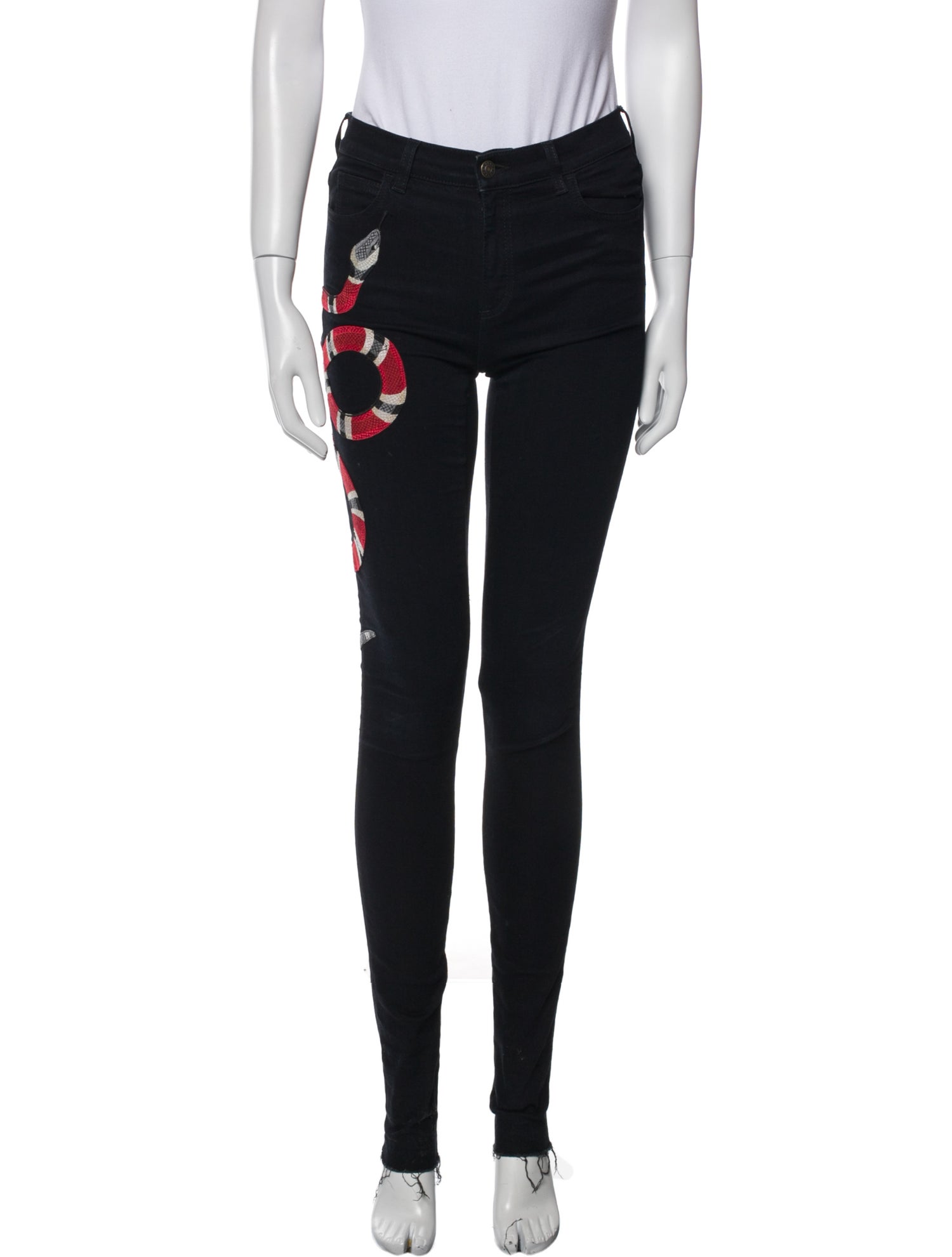 Gucci Mid-Rise Skinny Leg Jeans