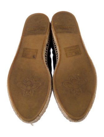 Gucci Double G Logo Leather Espadrilles