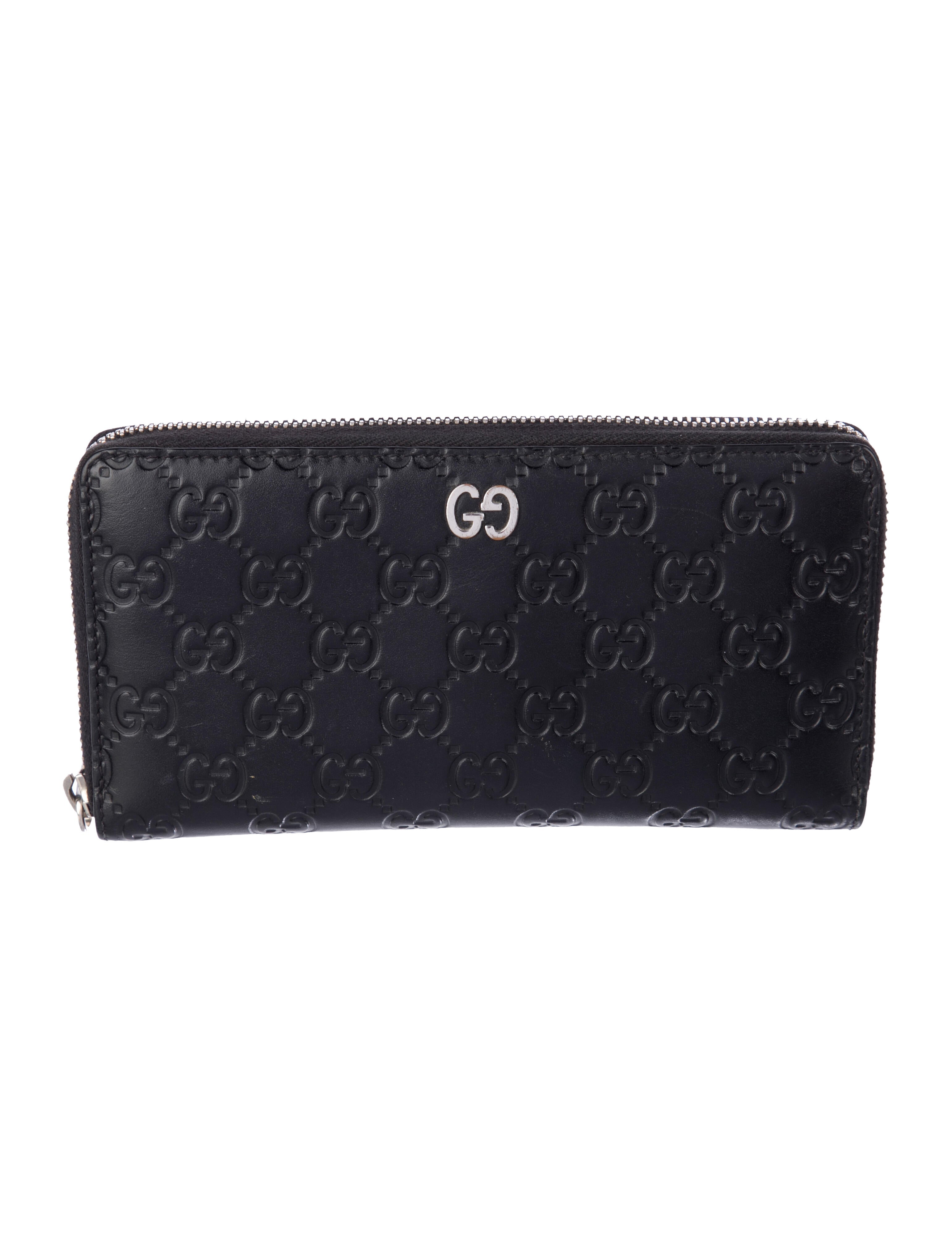 Gucci Interlocking G Logo Leather Continental Wallet