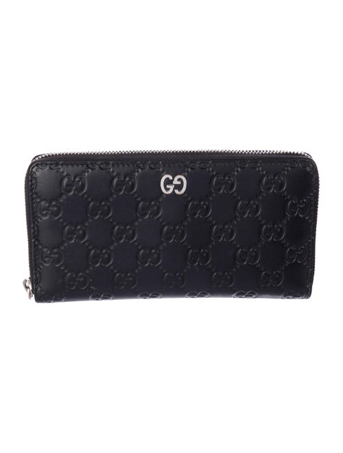 Gucci Interlocking G Logo Leather Continental Wallet