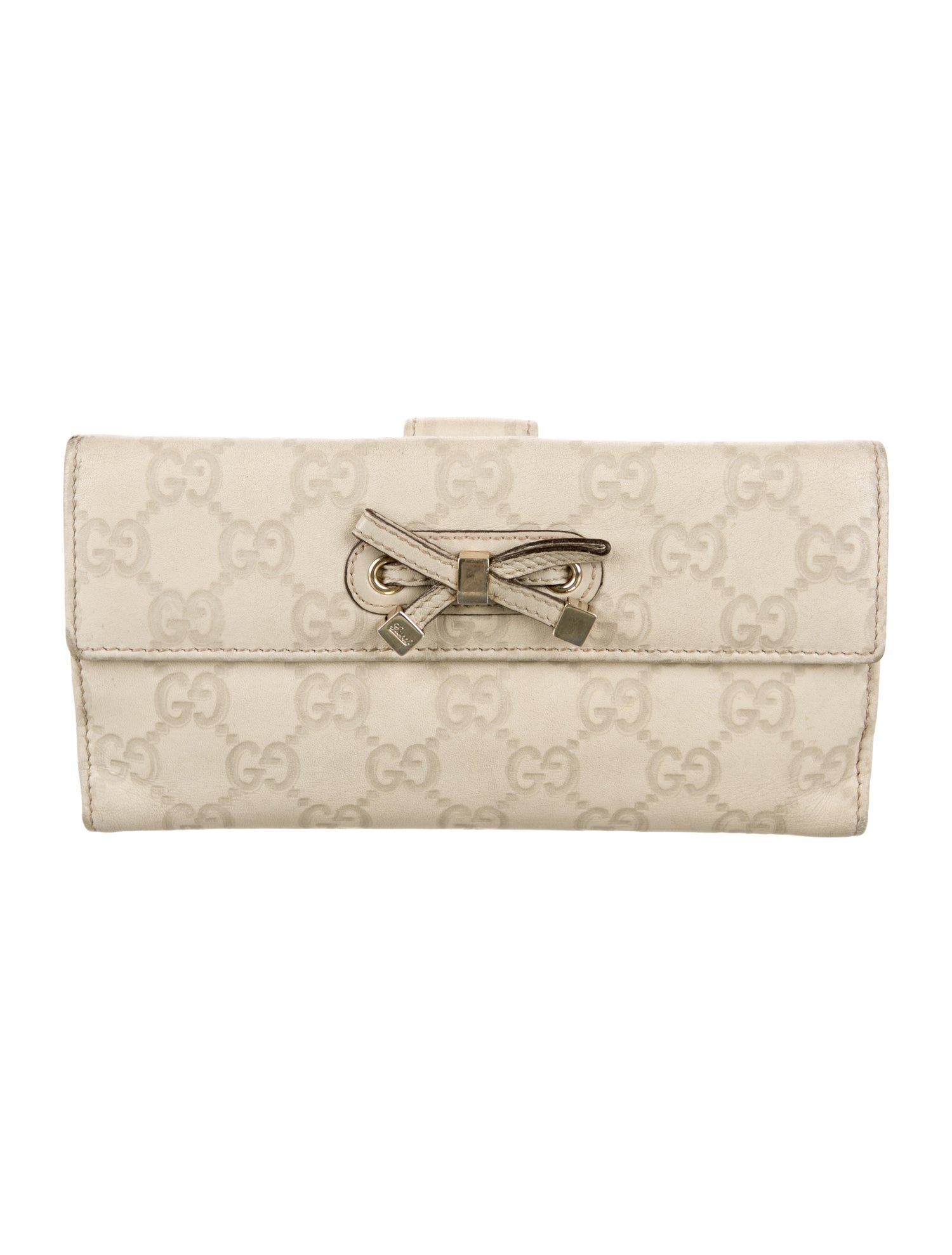 Gucci GG Logo Leather Continental Wallet