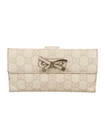 Gucci GG Logo Leather Continental Wallet