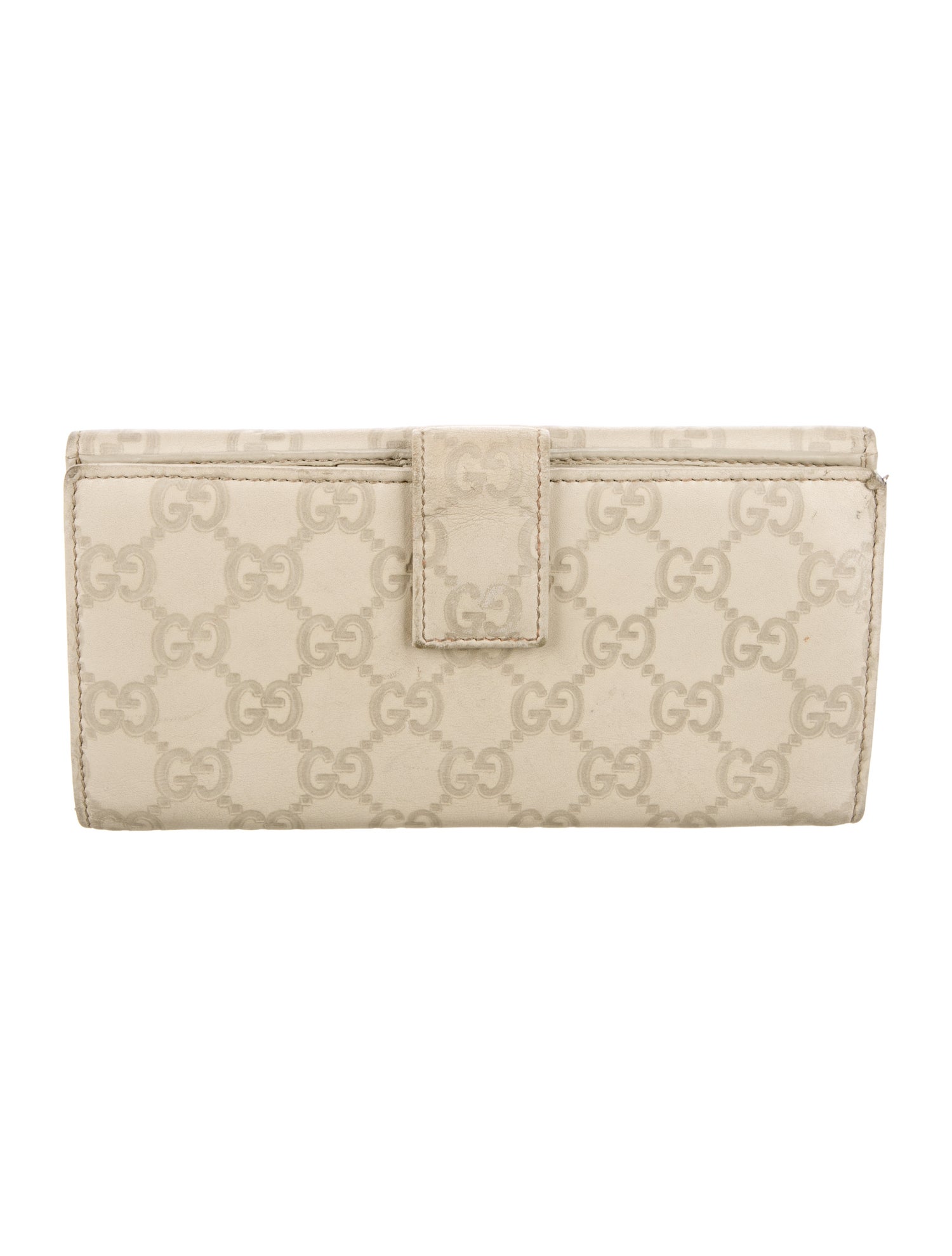 Gucci GG Logo Leather Continental Wallet