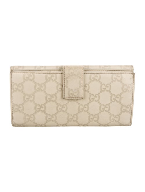 Gucci GG Logo Leather Continental Wallet