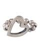 Gucci Heart Ball Chain Cocktail Ring