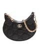 Gucci Double G GG Matelassé leather shoulder bag