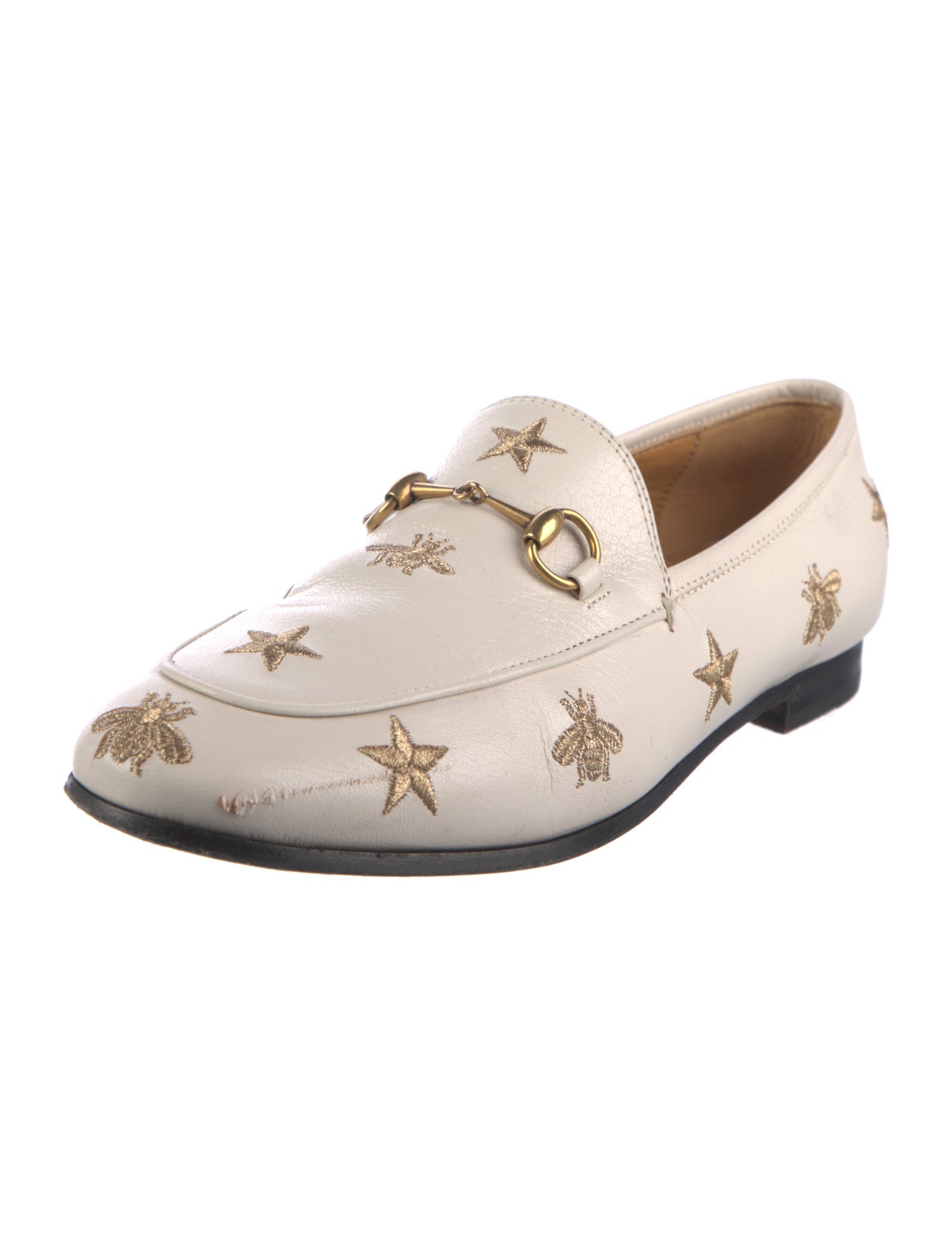 Gucci 1955 Horsebit Accent Leather Loafers