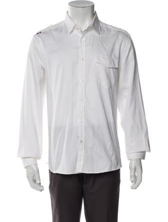 Gucci Dragon Accent Long Sleeve Dress Shirt
