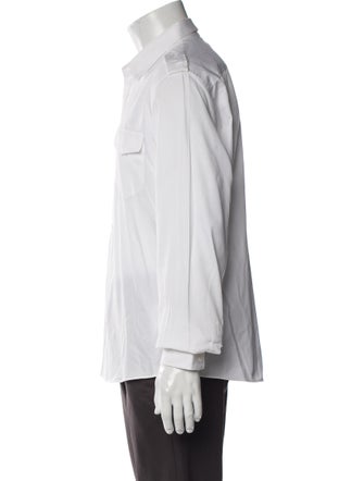 Gucci Dragon Accent Long Sleeve Dress Shirt