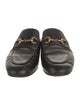 Gucci Horsebit Accent Leather Mules