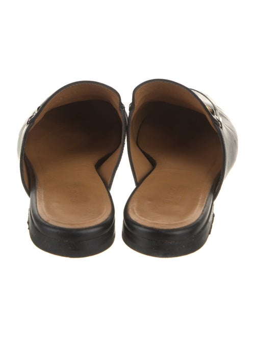 Gucci Horsebit Accent Leather Mules