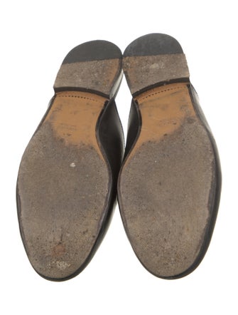 Gucci Horsebit Accent Leather Mules