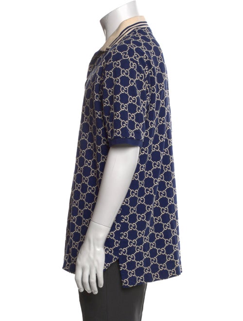 Gucci 2022 GG Logo Polo Shirt