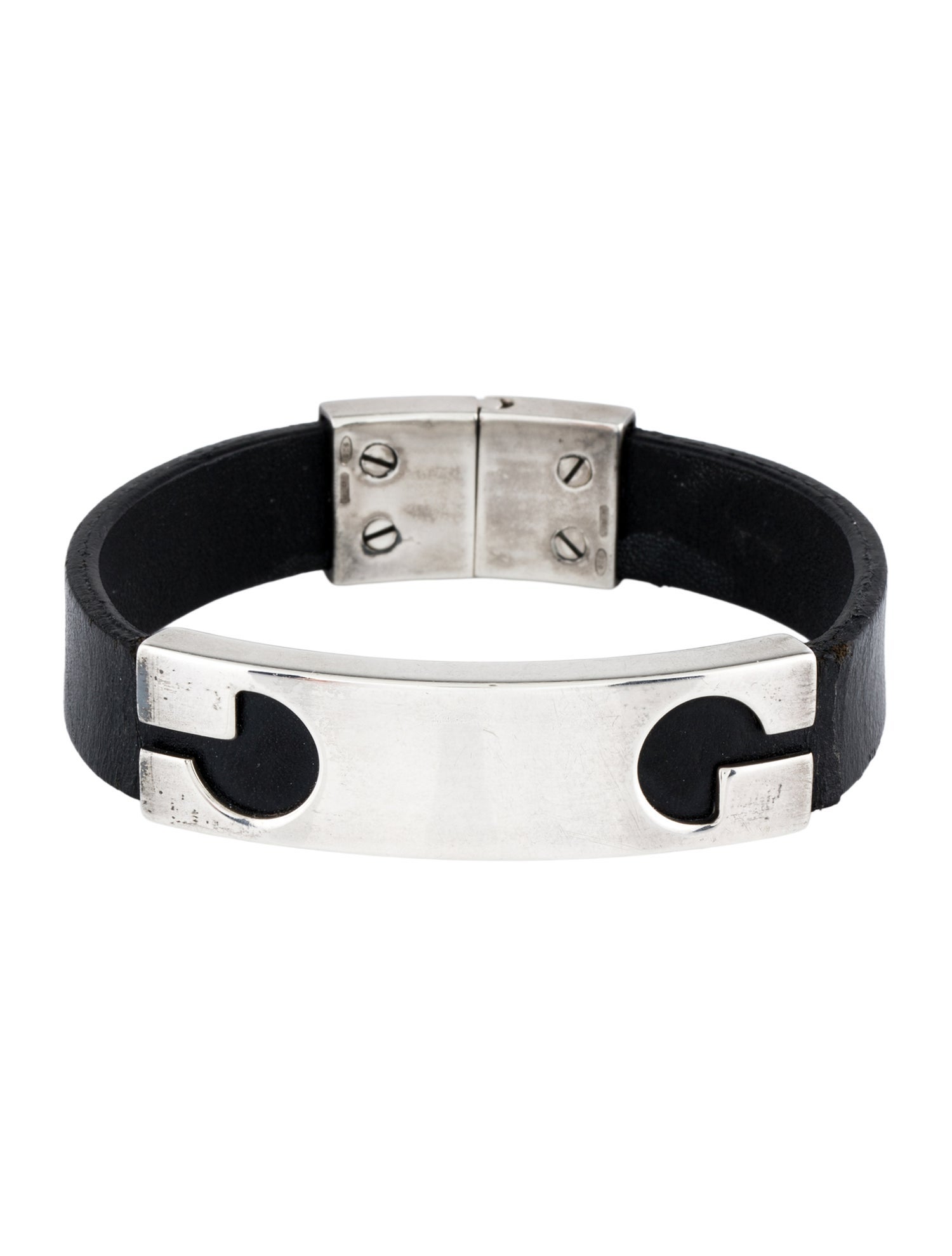 Gucci Leather G Bracelet