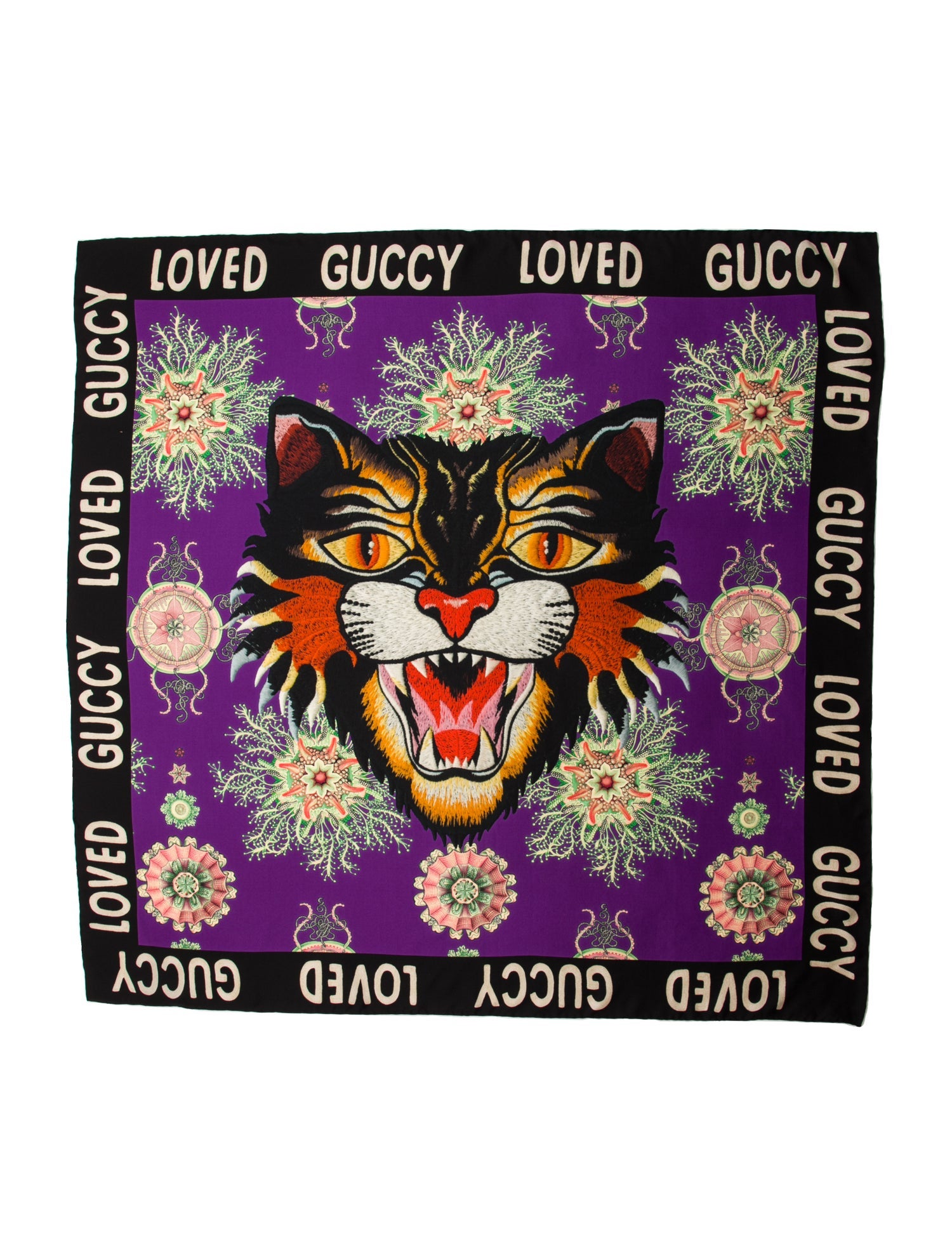 Gucci Silk Printed Scarf