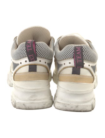 Gucci Leather Colorblock Pattern Chunky Sneakers