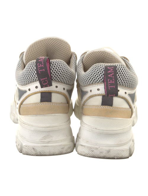 Gucci Leather Colorblock Pattern Chunky Sneakers