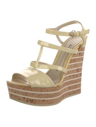 Gucci Patent Leather Gladiator Sandals