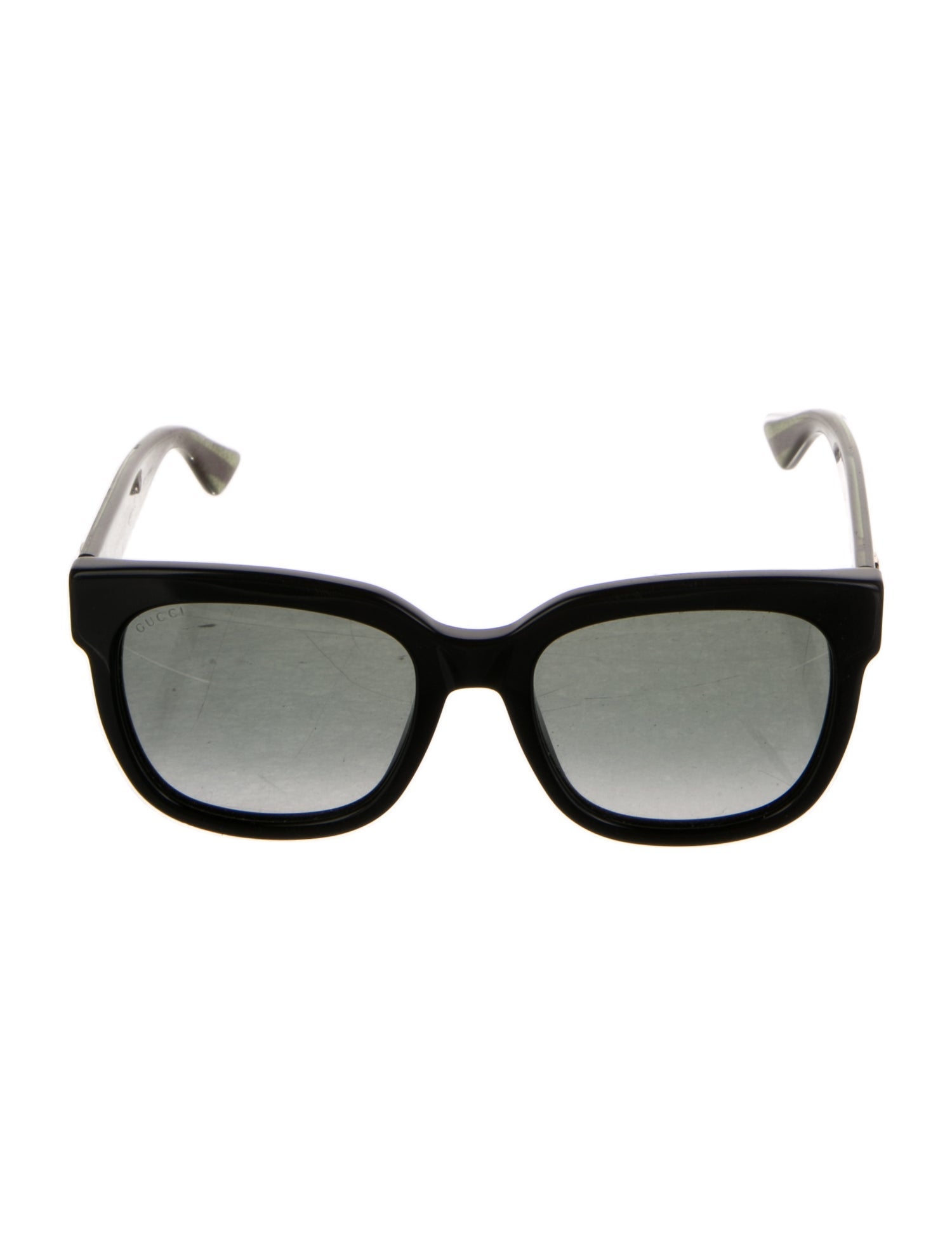 Gucci Web Accent Wayfarer Sunglasses