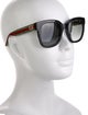 Gucci Web Accent Wayfarer Sunglasses