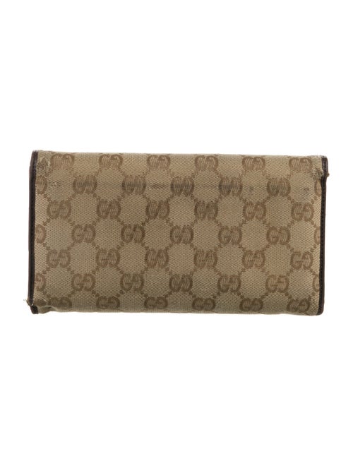 Gucci GG Canvas Trifold Continental GG Canvas Continental Wallet