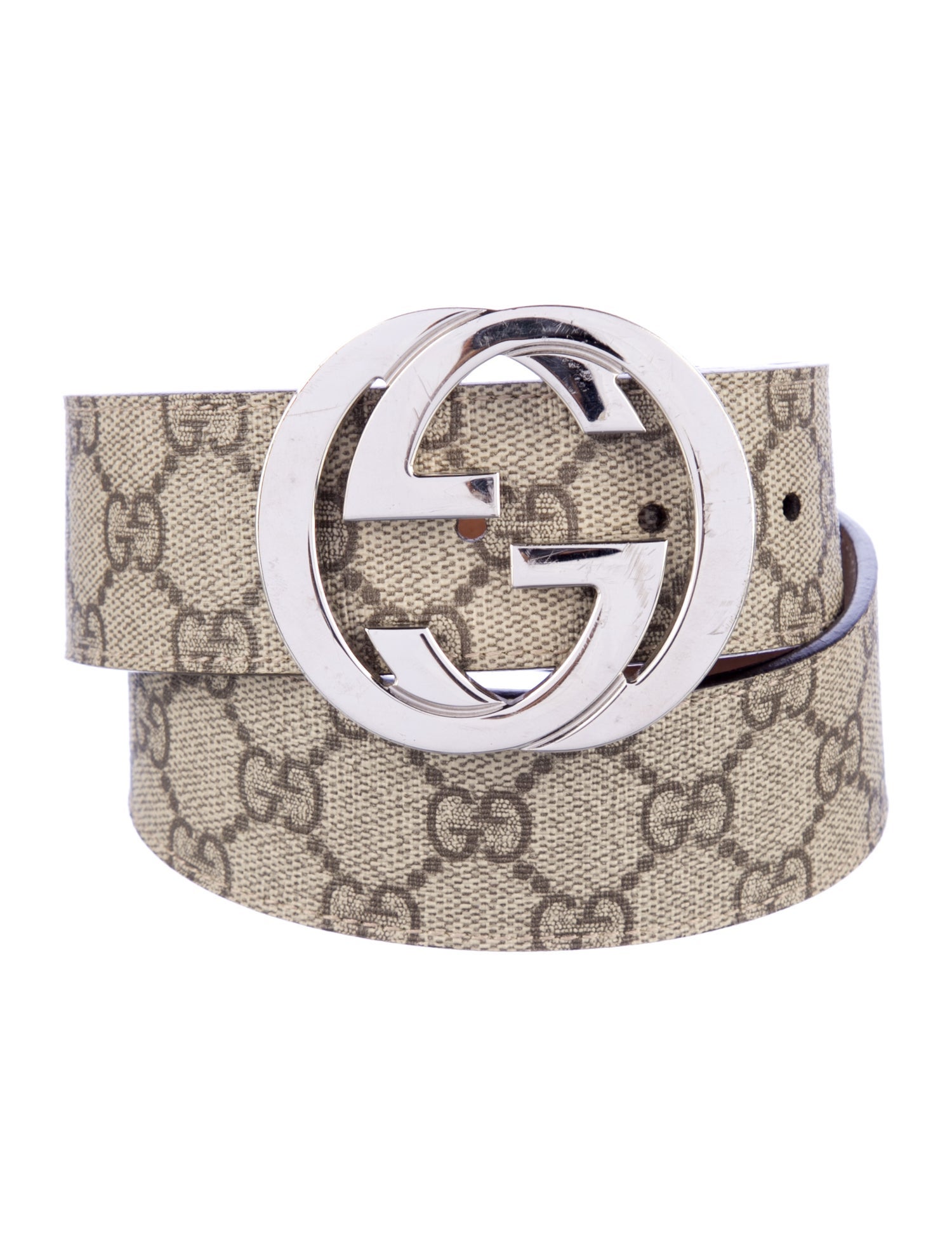 Gucci GG Supreme Leather Waist Belt