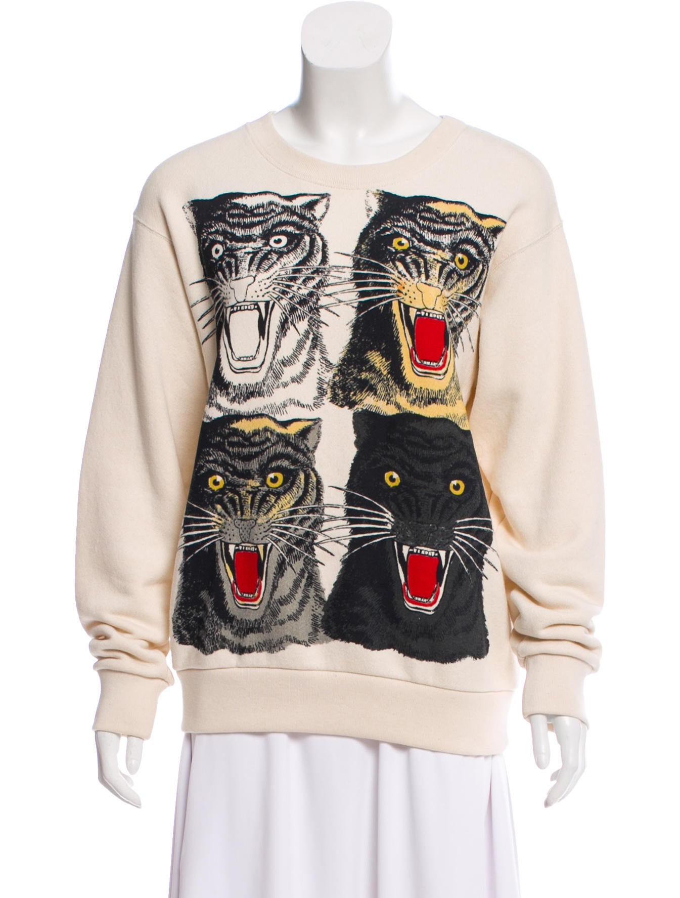 tiger face sweatshirt