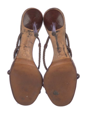 Gucci GG Canvas Canvas Gladiator Sandals