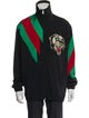 Gucci Web Accent Striped Windbreaker