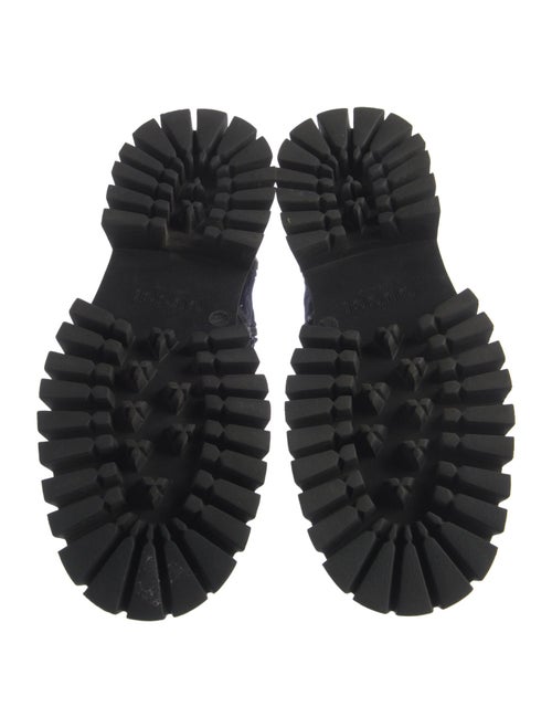 Gucci 2022 Gucci Lace Up Boot 'Maxi GG - Navy' Combat Boots