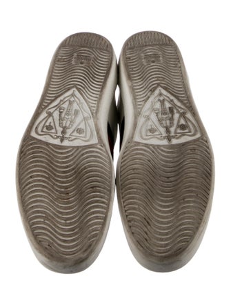 Gucci Sylvie Web Accent Leather Sneakers