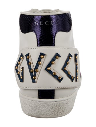 Gucci Sylvie Web Accent Leather Sneakers