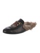 Gucci Princetown Horsebit Accent Slippers