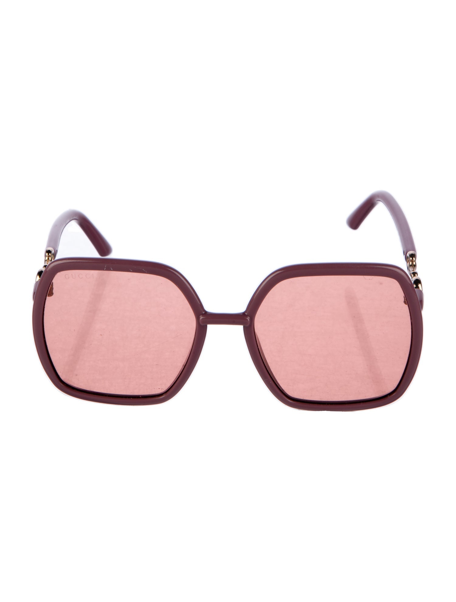 Gucci Horsebit Accent Oversize Sunglasses