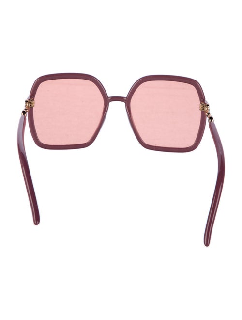 Gucci Horsebit Accent Oversize Sunglasses