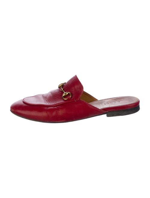 Gucci Horsebit Accent Leather Mules