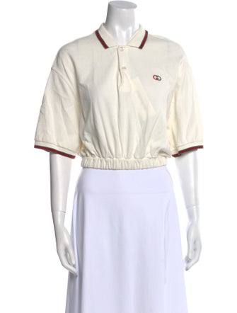 Gucci Short Sleeve Crop Top
