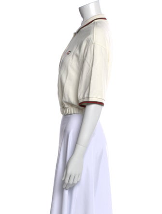 Gucci Short Sleeve Crop Top