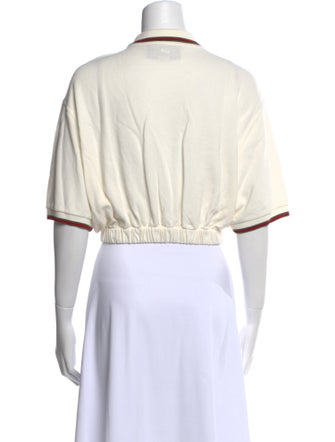 Gucci Short Sleeve Crop Top