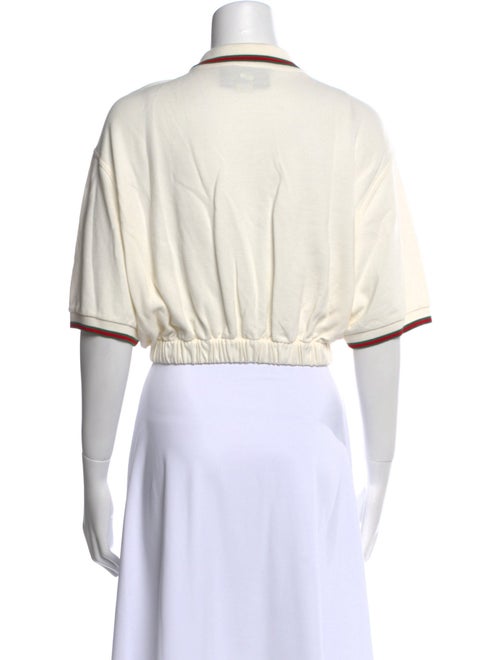 Gucci Short Sleeve Crop Top