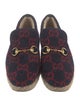 Gucci GG Logo Wool Loafers