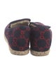 Gucci GG Logo Wool Loafers