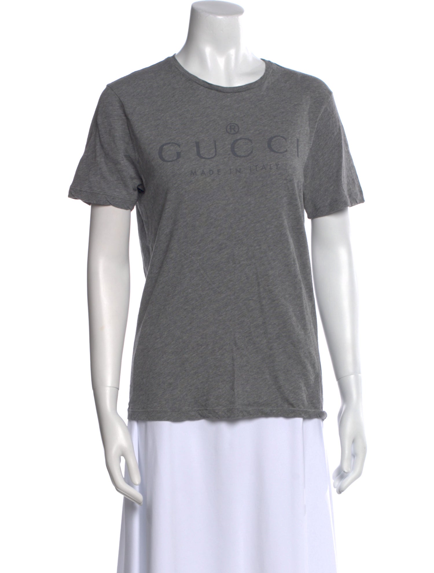 Gucci Graphic Print Crew Neck T-Shirt