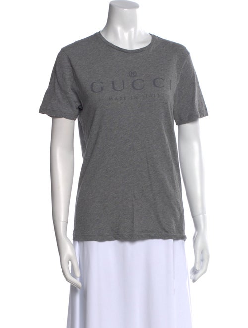 Gucci Graphic Print Crew Neck T-Shirt