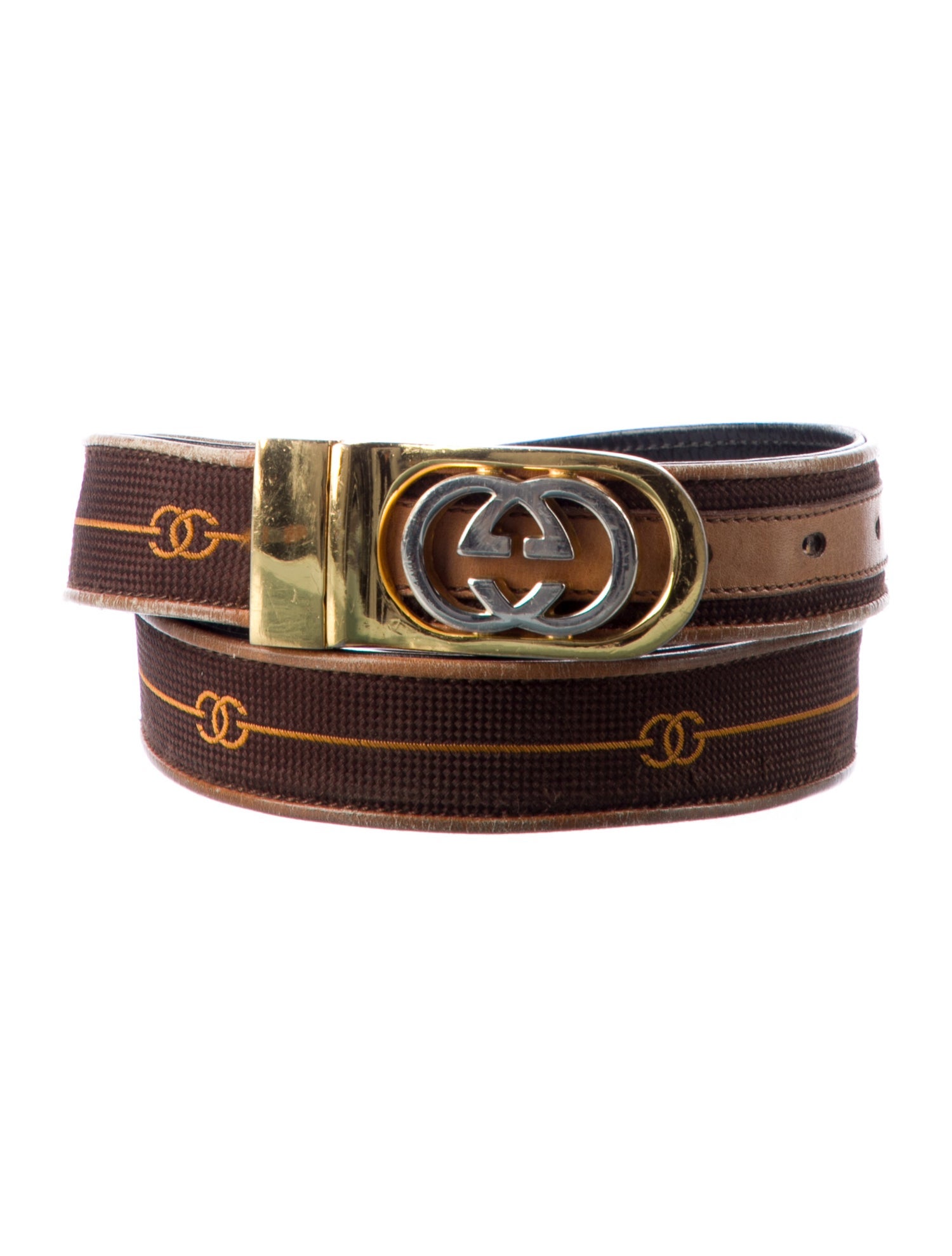 Gucci Vintage Interlocking G Logo Belt