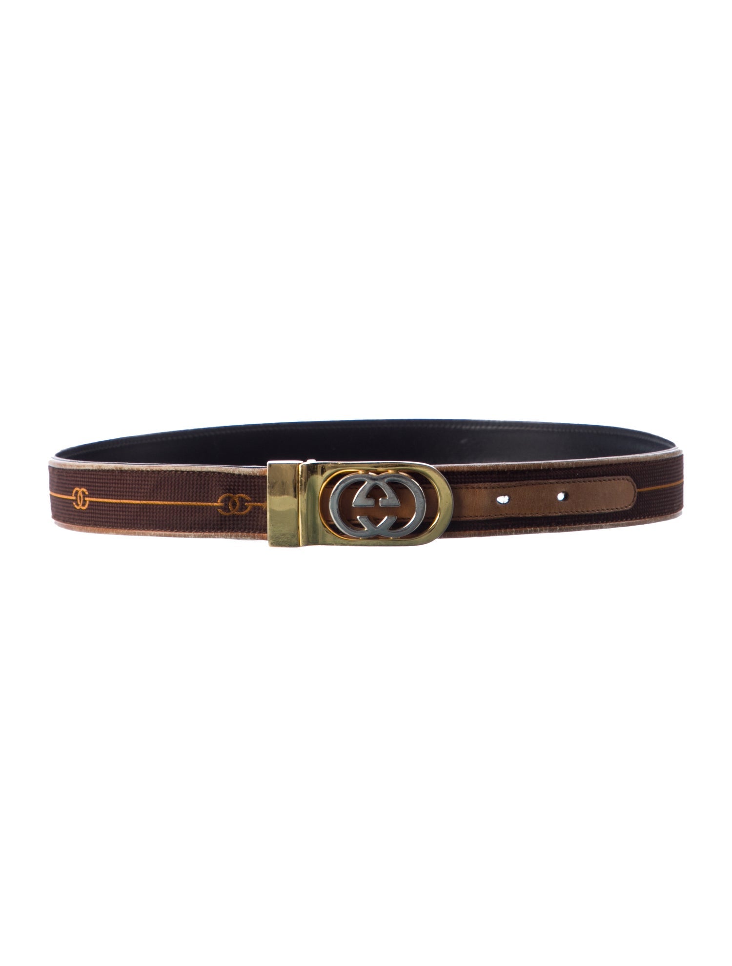 Gucci Vintage Interlocking G Logo Belt